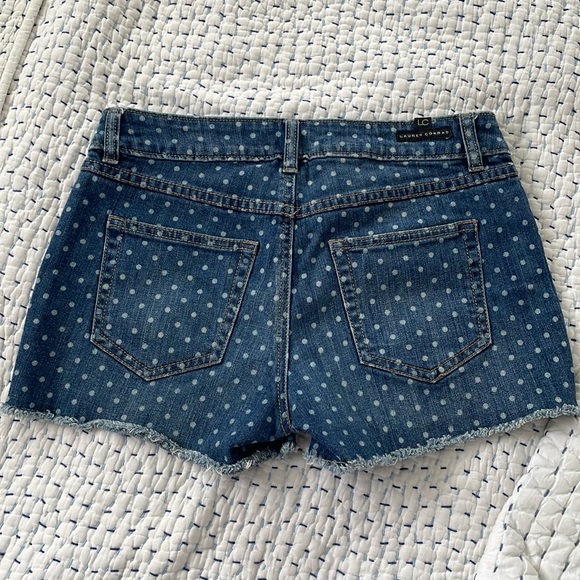 LC Polka Dot Jean Shorts - Picture 2 of 2